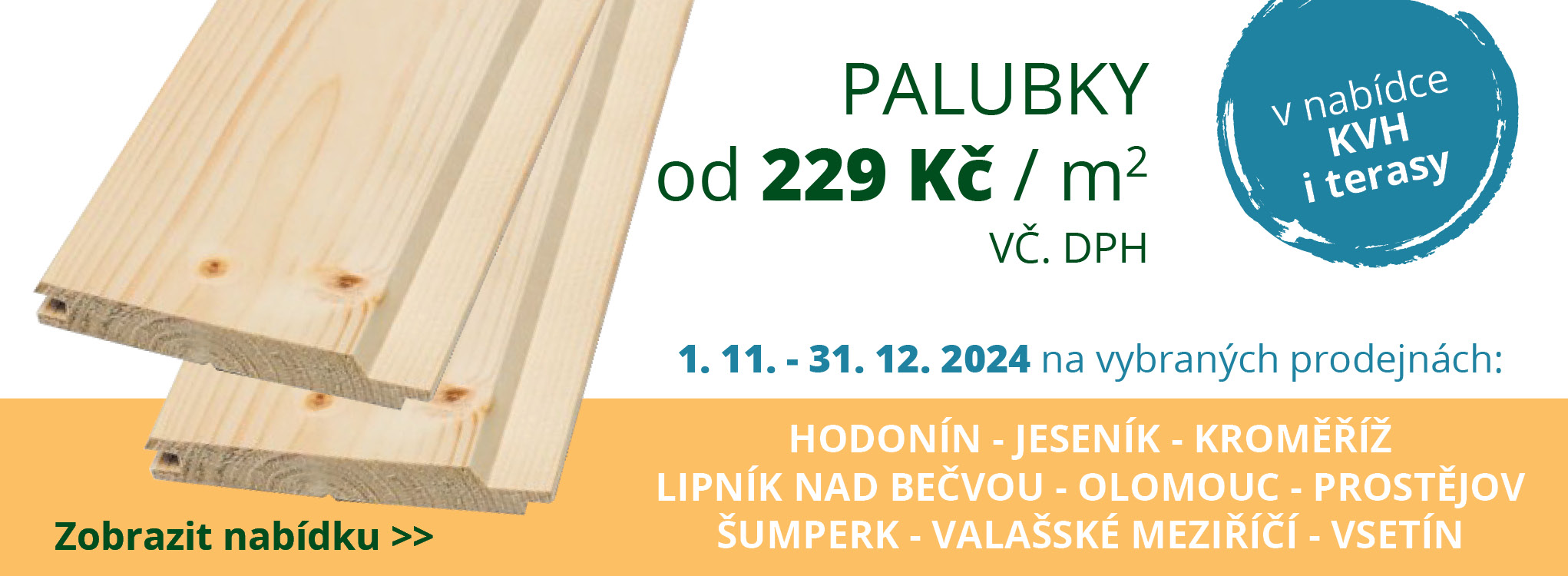 Palubky akce Olomoucko 11-12/2024