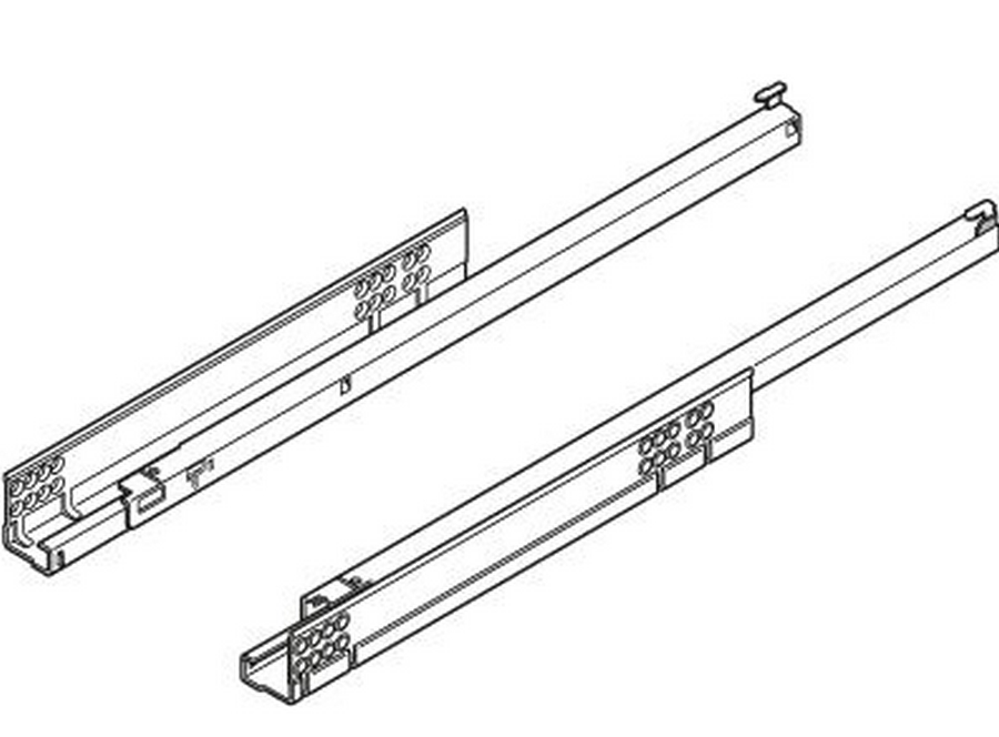 Výsuv Tandem 550 mm částečný výsuv 30 kg BLUMOTION