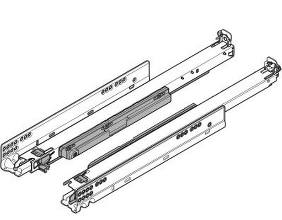 Výsuv Movento 550 mm 40kg TIP-ON