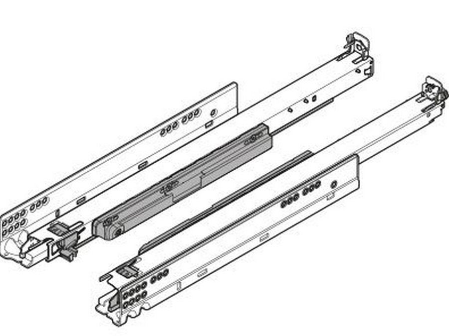 Výsuv Movento 550 mm 70kg TIP-ON