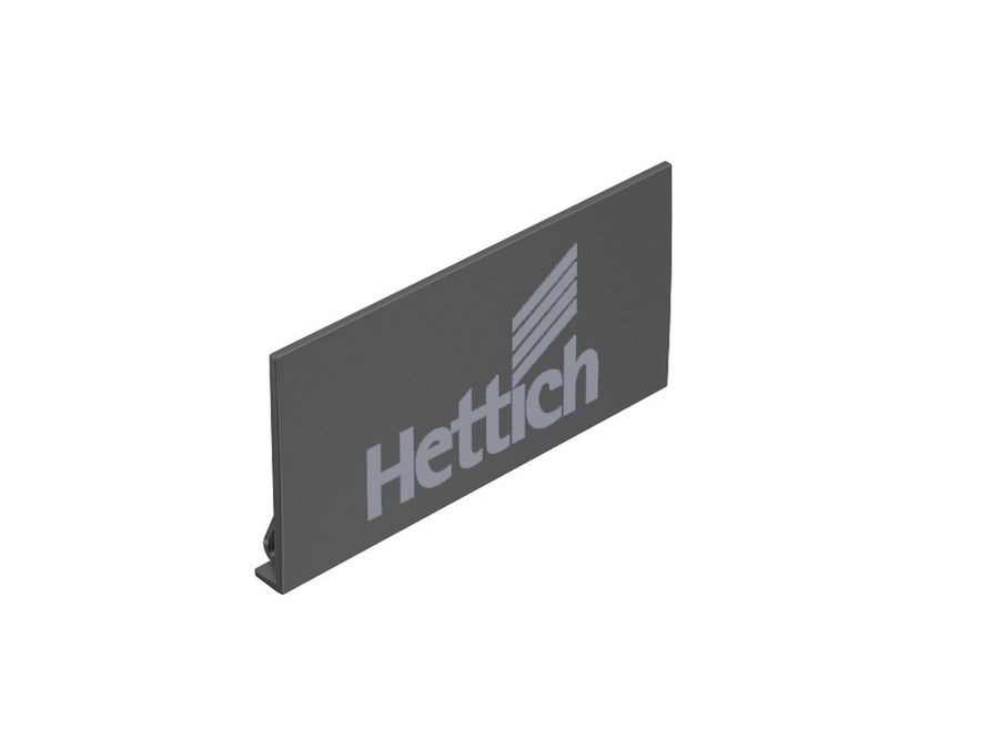 Krytka HET AvanTech YOU s logem "Hettich" antracit