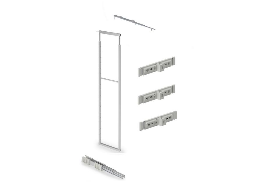 INOXA Rám pro potr. skříň "A" 852 1835-2185 x 475 mm pro skříň 450 mm s plnovýsuvem světle šedá