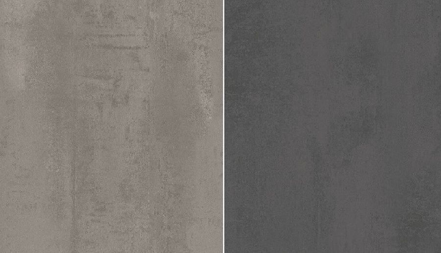 PD zástěna K200/K201 dark grey concrete/light grey concrete 10/4100x640 RS/RS NOVINKA