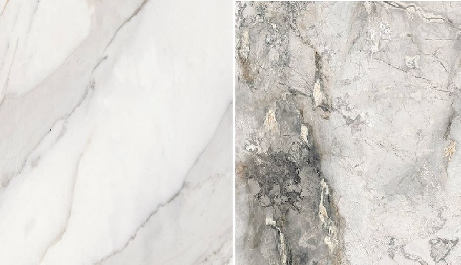 PD zástěna K551/K552 calacatta olympus/white iceberg marble 10/4100x640 SU/SU NOVINKA