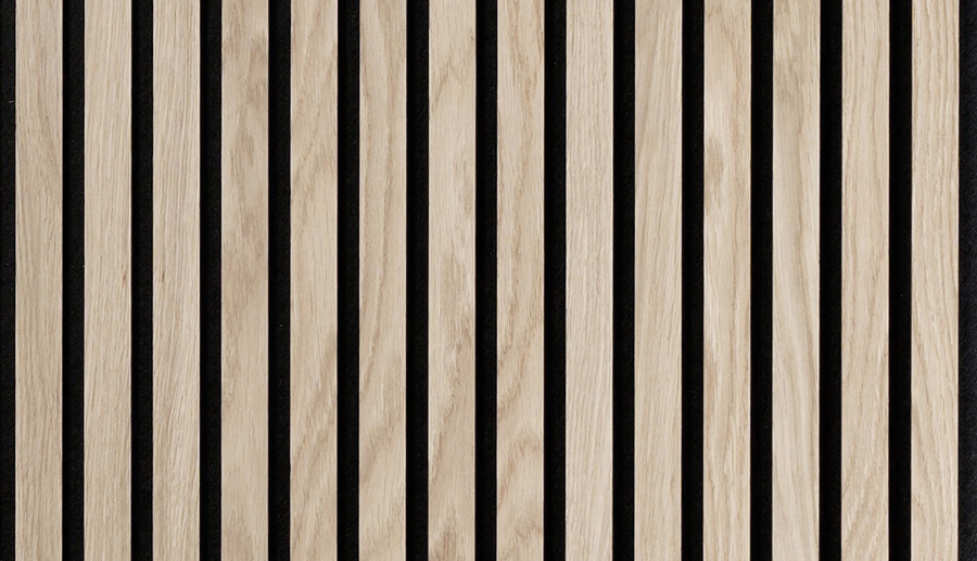 Akustický wood panel Pure/černá plsť 20/2790x600