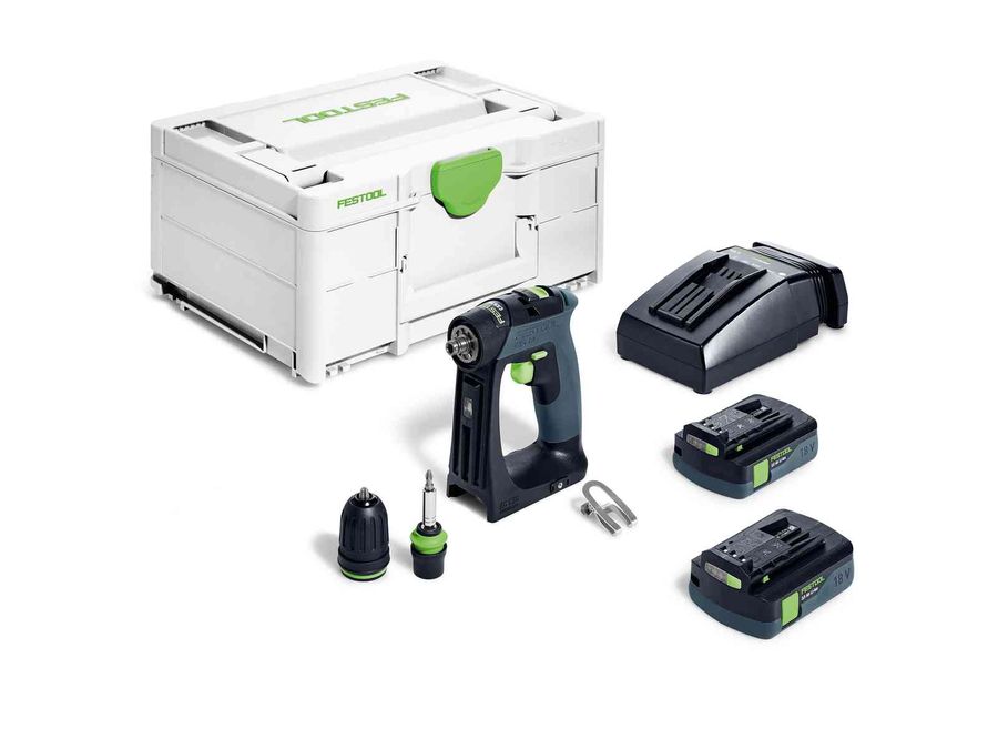 Akumulátorový vrtací šroubovák Festool CXS 18 C 3,0-Plus