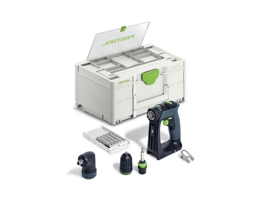 Akumulátorový vrtací šroubovák Festool CXS 18-Basic-Set