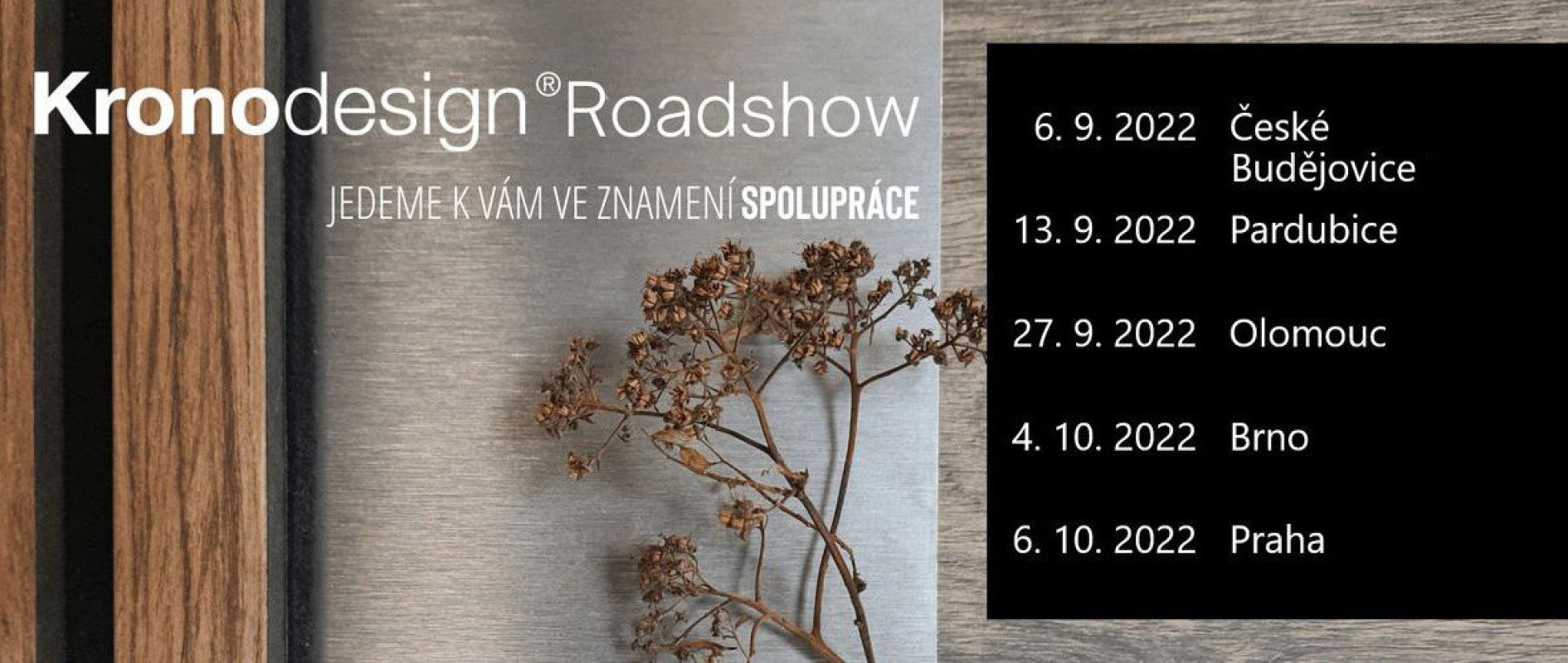 ZVEME VÁS NA KRONODESIGN® ROADSHOW