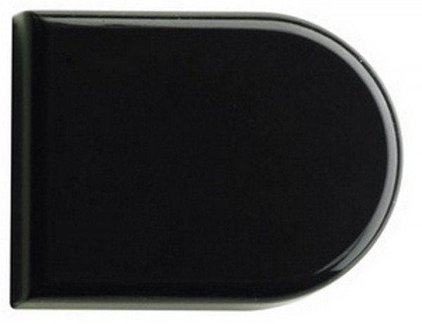 Krytka ozdobná HET "B" pro sklo 4-5,2 mm černá