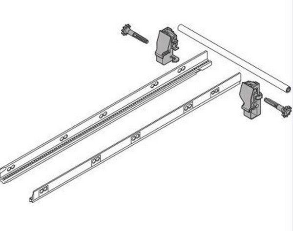 Stabilizace boční BLU TBX intivo, antaro 500 mm horní montáž