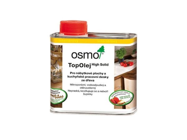 Olej OSMO TOP 3028 bezbarvý hedvábný polomat 0,5 L
