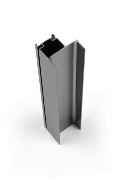 SALU Profil GOLA bezúchytový svislý hranový nerez šedý 3,0 m