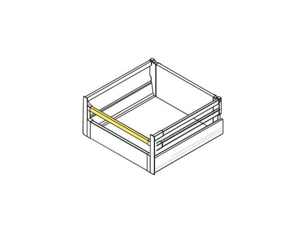 Reling příčný pro vnitřní zásuvku LEVEL BOX 199/1200 mm šedý