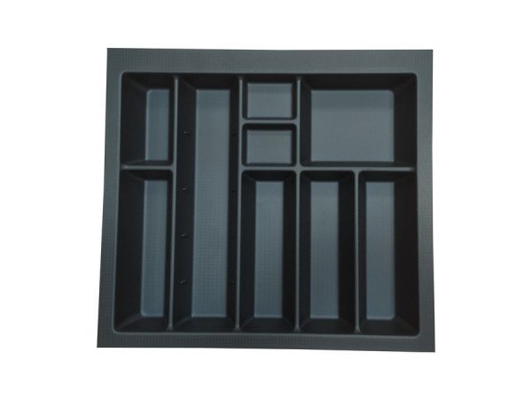Příborník AGO LINEA 490 x 640 mm Kristall Soft Touch - černý