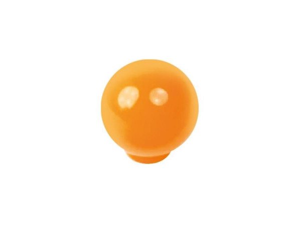Úchytka - knopka LUPO oranžová platová