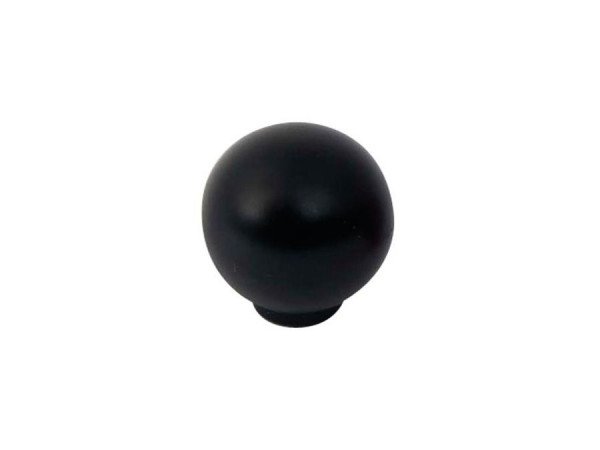 Úchytka - knopka LUPO černá mat plastová