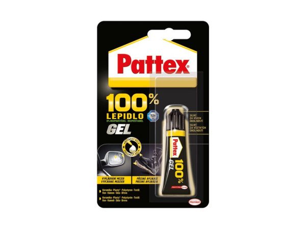 Lepidlo HEN PATTEX 100% Gel 8 g