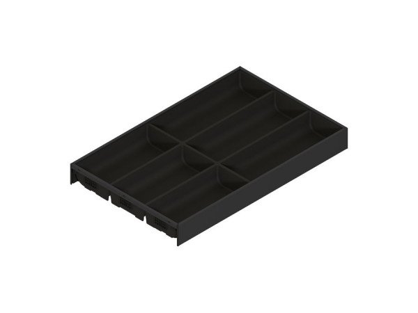 Zásuvka na příbory BLU LEGRABOX AMBIA-LINE 300 x 500 mm, černá karbon