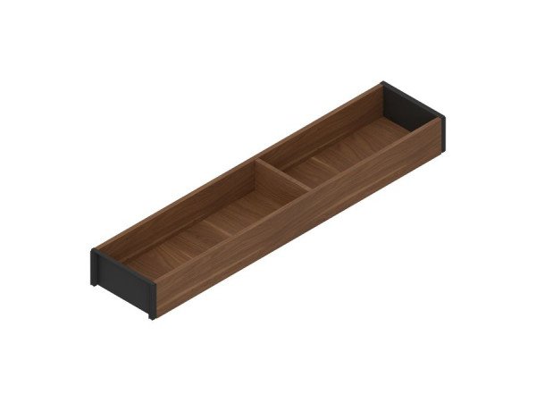 AMBIA-LINE rámeček, pro LEGRABOX/MERIVOBOX zásuvky, dřevěný design, NL=500 mm, šířka=100 mm černá karbon
