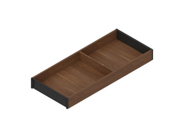 AMBIA-LINE rámeček, pro LEGRABOX/MERIVOBOX zásuvky, dřevěný design, NL=500 mm, šířka=200 mm černá karbon