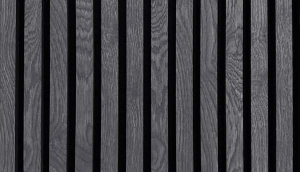 Akustický wood panel Black/černá plsť 20/2790x600