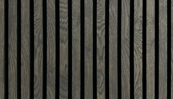 Akustický wood panel Charcoal/černá plsť 20/2790x600