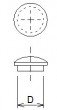 Krytka zaslepovací dř. DB 15 mm