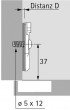 Podložka mont. HET SENSYS/INTERMAT 8099 D=1,5 mm euro pr. 5 x 12 mm