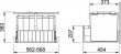 Koš odpad. FRANKE 300-60 2 x 10l, 1 x 22l