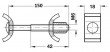 Šroub spojovací k PD M6 x 150 mm ZB