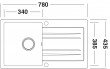 Dřez SINKS RAPID 780 3 1/2 Granblack