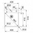 Dřez FRANKE Box BXX 210/610-40 TL nerez