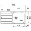 Dřez FRANKE Spark SKX 611-100 nerez