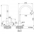 SET G54 FRANKE Dřez BFG 611-62 kašmír + baterie FC 650 chrom