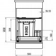 Koš odpad. FRANKE 350-50 1 x 40l