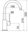 Dřez+baterie SINKS LINEA 600 N 3 1/2 + VITALIA Granblack