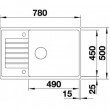 Dřez BLANCO ZIA XL 6 S Compact Silgranit antracit s excentrem oboustranné provedení