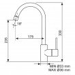 Dřez+baterie SINKS AMANDA 650 3 1/2 + VITALIA GR Titanium