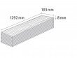 Podlaha Egger COMFORT CLASSIC 31 EPC020 Dub Villanger 1292x193x8 (8ks; 1,99m2)