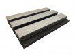 Akustický wood panel Silver grey/černá plsť 20/2790x600
