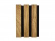 Akustický wood panel Pure/černá plsť 20/2790x600